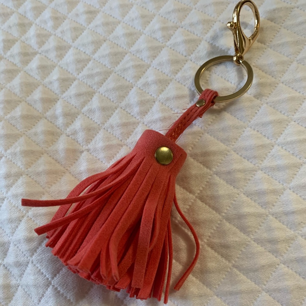 Pink clip on tassel!